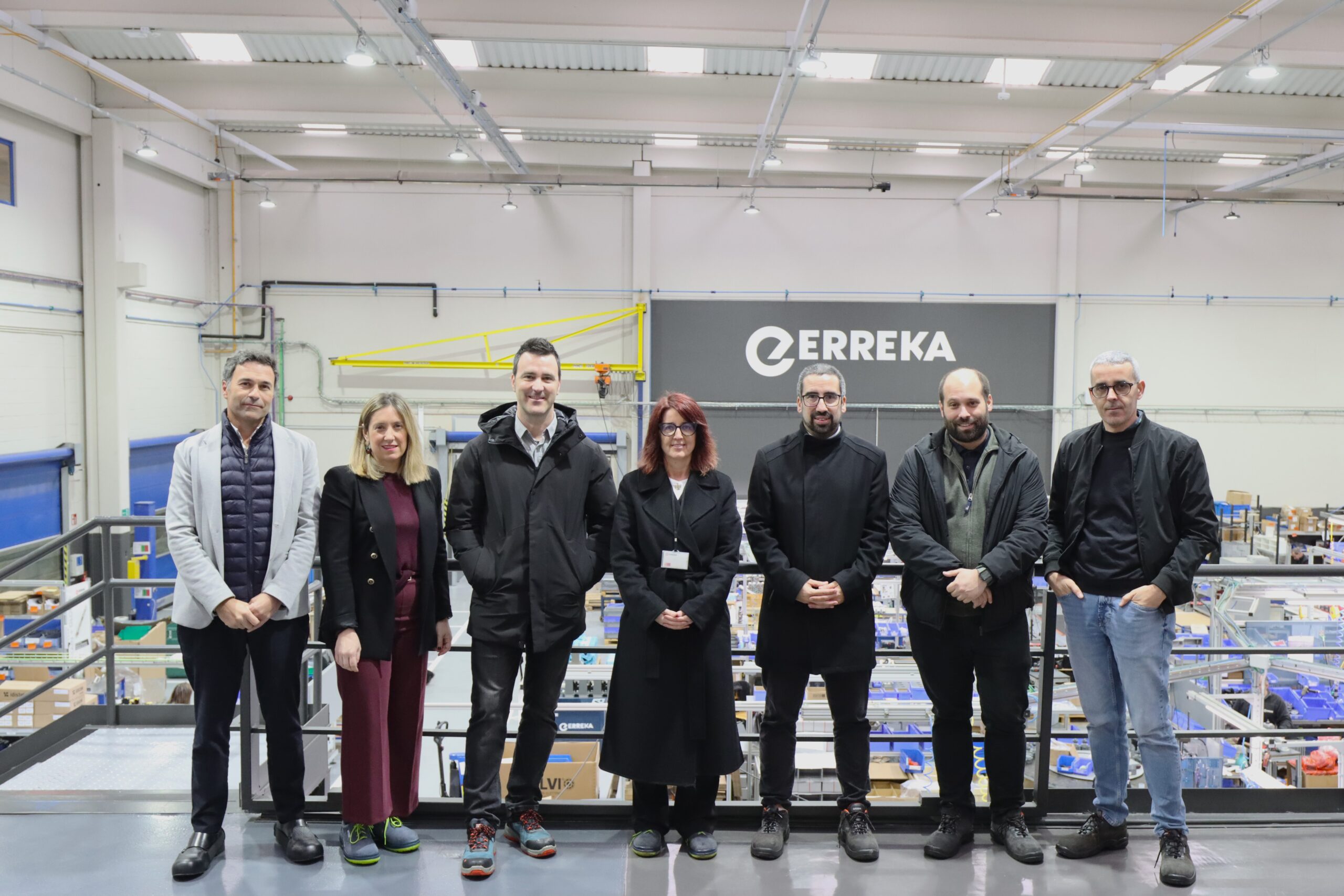 La Diputación de Gipuzkoa conoce los proyectos estratégicos de Erreka en Bergara